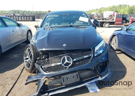 2017 Mercedes-Benz Gle Coupe 43 Amg z USA, uszkodzony, nr VIN 4JGED6EB2HA084962